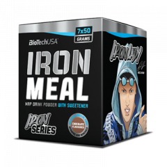 Iron Meal 7x50g Magas fehérjetartalmú étkezéshelyettesítő italpor, hozzáadott vi