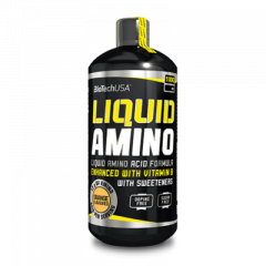 Liquid Amino 1000 ml FOLYÉKONY AMINOSAV FORRÁS, L-GLUTAMINNAL, BCAA-VAL ÉS L-ARG